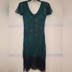 Women's Roaring 20's Flapper Dress Size Small